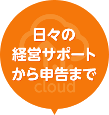 日々の経営サポートから申告まで